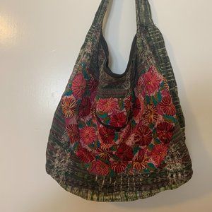 Guatemalan beaded satchel purse
